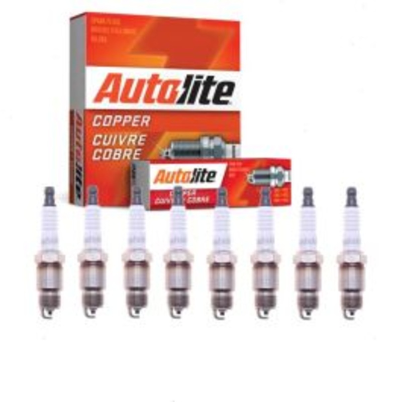 8 pc Autolite Copper Core Spark Plugs for 1971 GMC C35 C3500 Pickup 5.0L 5.7L V8