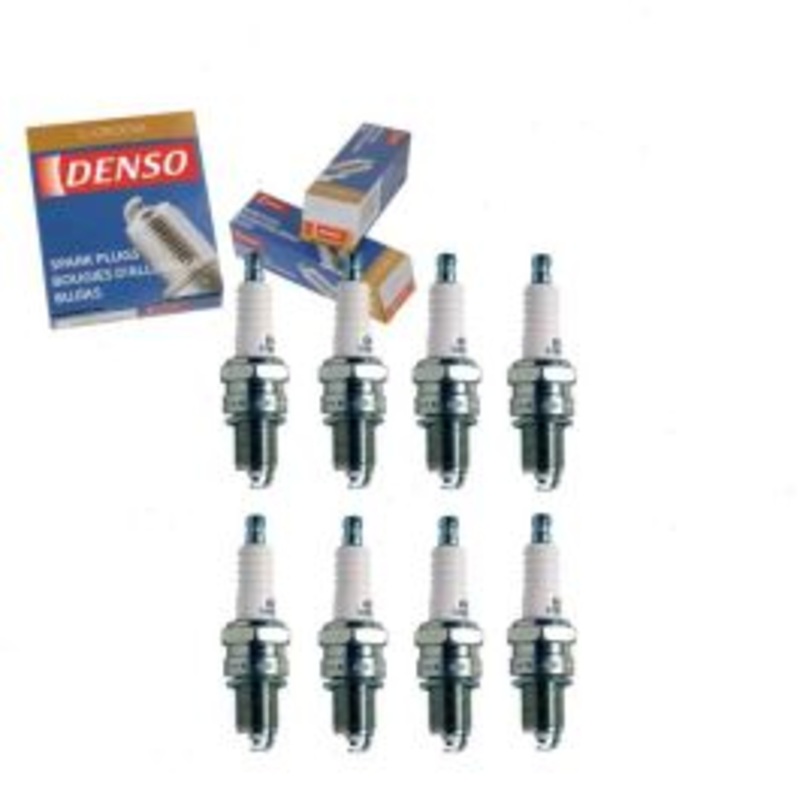 8 pc DENSO Standard U-Groove Spark Plugs for 1969-1970 GMC K25 K2500 Pickup 5.0L V8