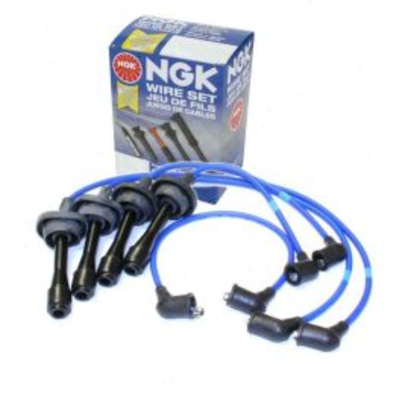 NGK Spark Plug Wire Set for 1972-1973 Toyota Carina 1.6L L4