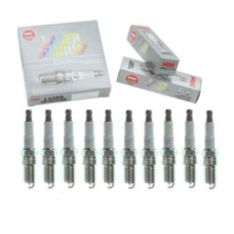 10 pc NGK Laser Iridium Spark Plugs for 2003-2014 Ford E-450 Super Duty 6.8L V10