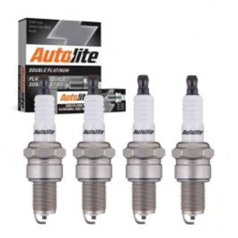 4 pc Autolite Double Platinum Spark Plug for 1984-1991 Nissan Micra