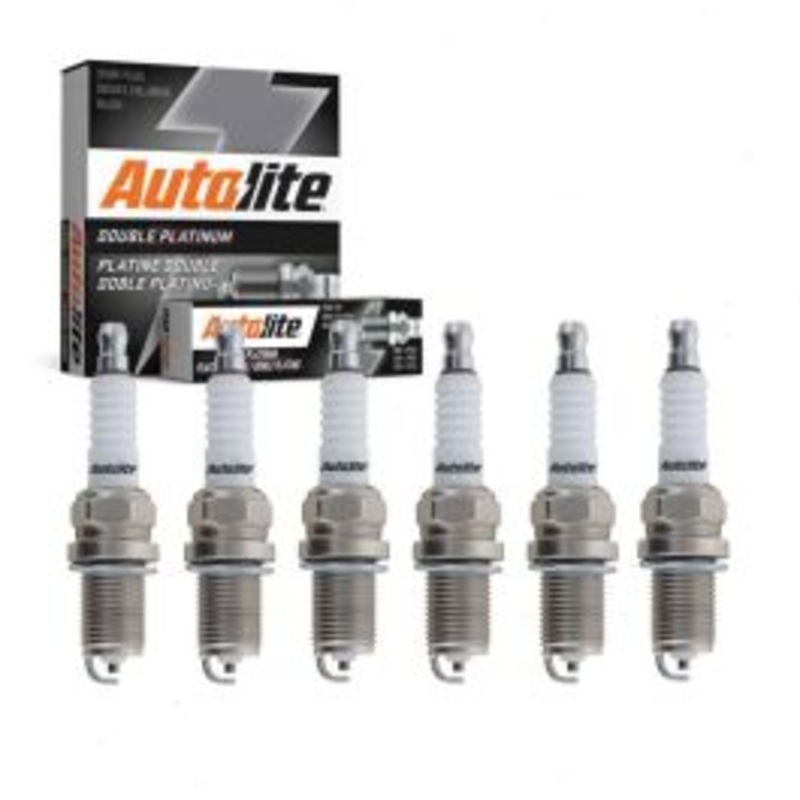 6 pc Autolite Double Platinum Spark Plug for 1990-1993 Mercedes-Benz 300SL