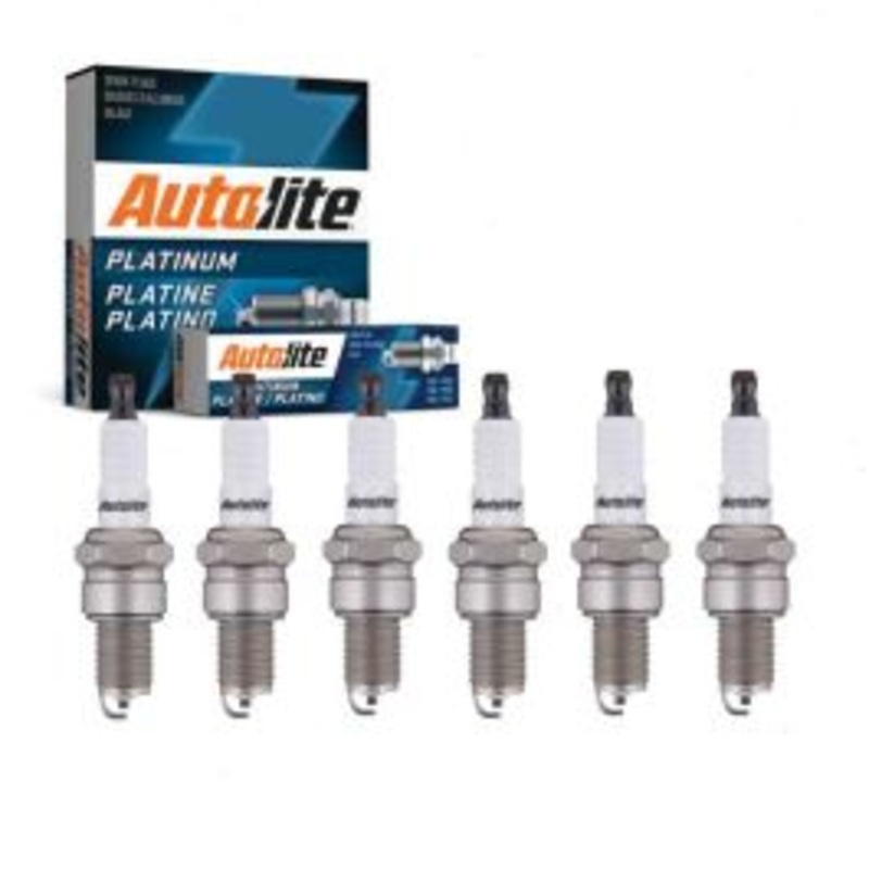 6 pc Autolite Platinum Spark Plug for 1974-1976 Mercury Capri 2.8L V6