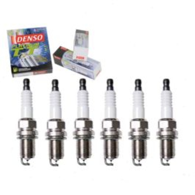 6 pc DENSO Platinum TT Spark Plugs for 1993-1997 Toyota Land Cruiser 4.5L L6