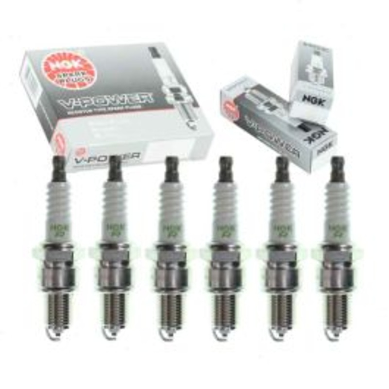 6 pc NGK V-Power Spark Plugs for 1963-1966 Mercedes-Benz 230SL 2.3L L6