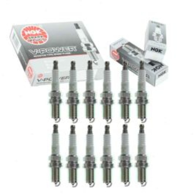 12 pc NGK V-Power Spark Plugs for 2004-2013 Rolls-Royce Phantom 6.7L V12