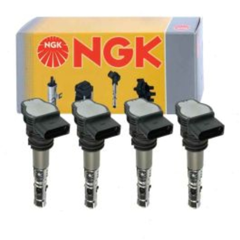 4 pc NGK Ignition Coils for 2001-2005 Volkswagen Beetle 1.8L L4