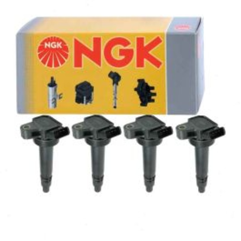 4 pc NGK Ignition Coils for 2005-2006 Toyota Corolla 1.8L L4