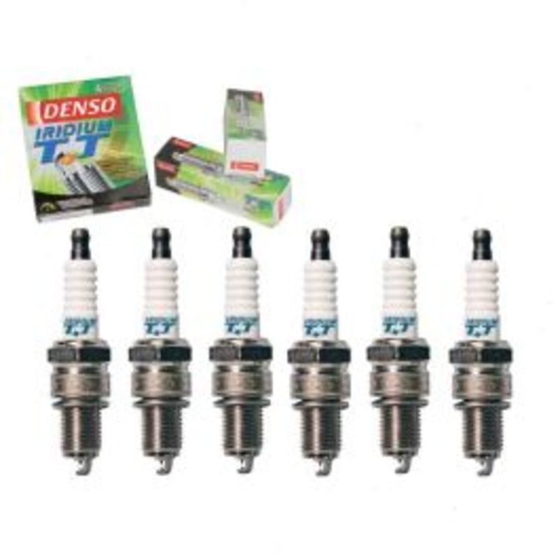 6 pc DENSO Iridium TT Spark Plugs for 1968-1974 Dodge D300 Pickup 3.7L L6