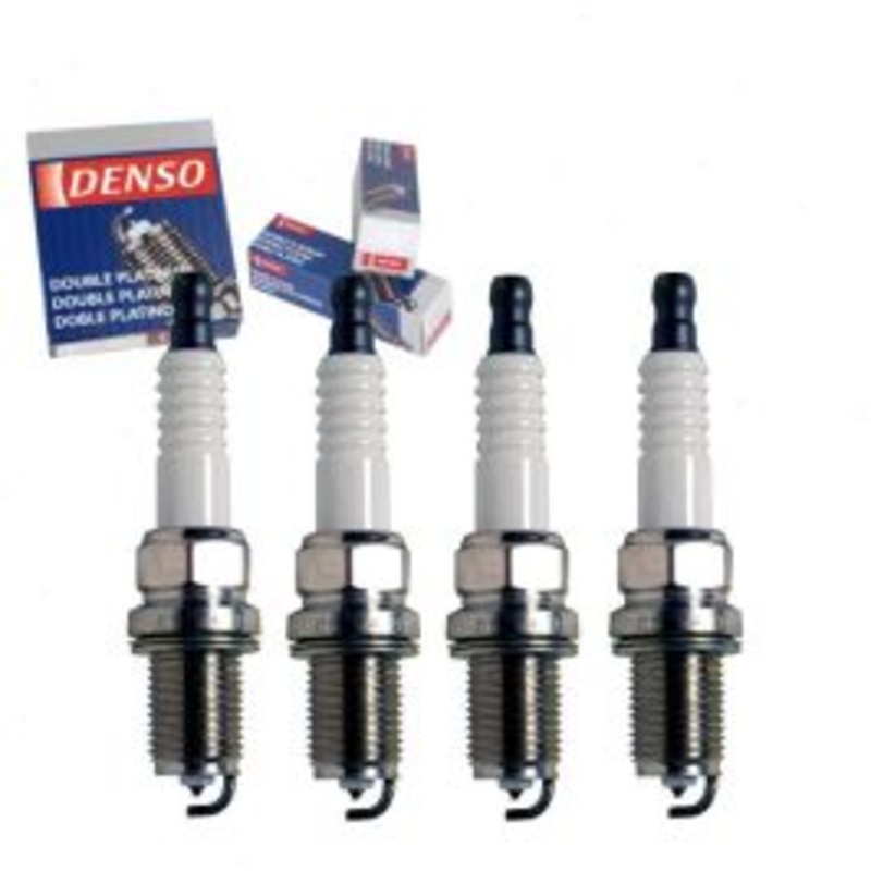 4 pc DENSO Double Platinum Spark Plugs for 1992-1996 Eagle Summit 1.8L L4