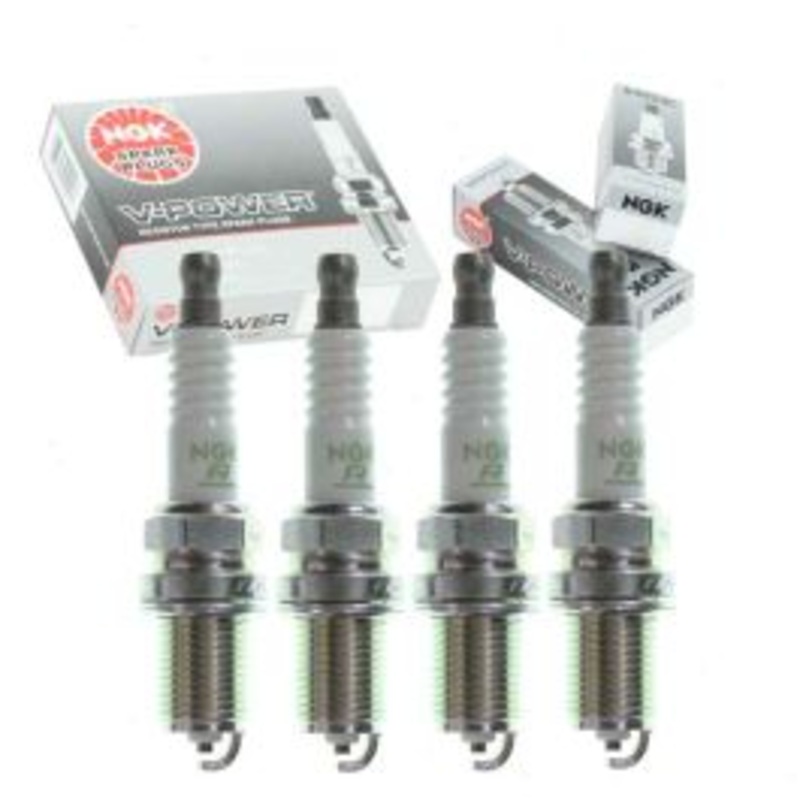 4 pc NGK V-Power Spark Plugs for 2007-2008 Hyundai Sonata 2.4L L4