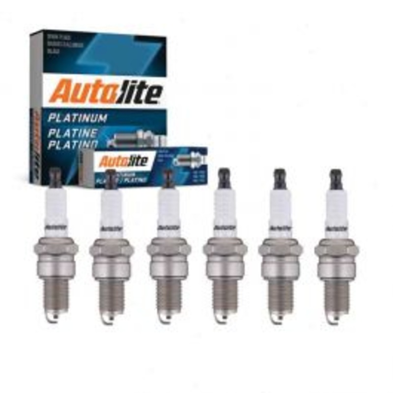 6 pc Autolite Platinum Spark Plug for 1968-1974 Dodge W300 Pickup 3.7L L6