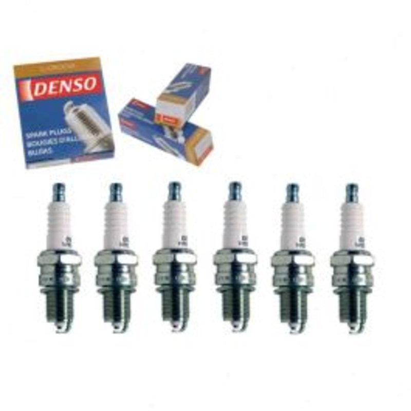 6 pc DENSO Standard U-Groove Spark Plugs for 1977-1981 Mercedes-Benz 280E 2.8L L6
