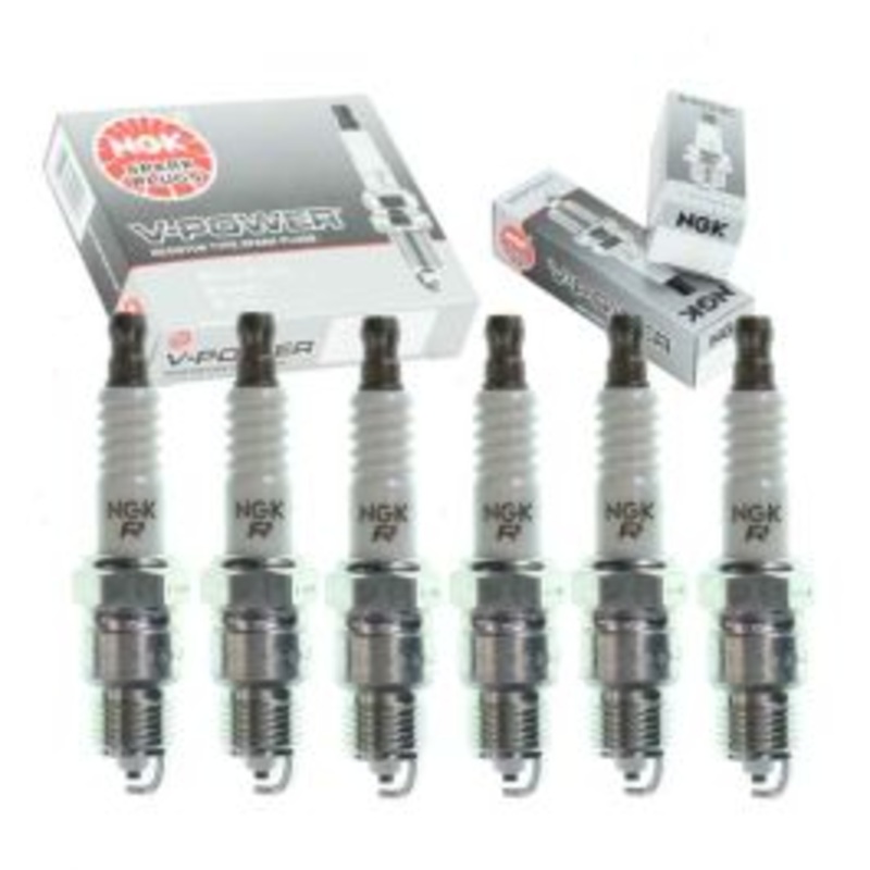 6 pc NGK V-Power Spark Plugs for 1970-1978 Checker Marathon 4.1L L6