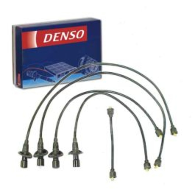 DENSO Spark Plug Wire Set for 1960-1974 Volkswagen Karmann Ghia 1.2L 1.3L 1.5L 1.6L H4