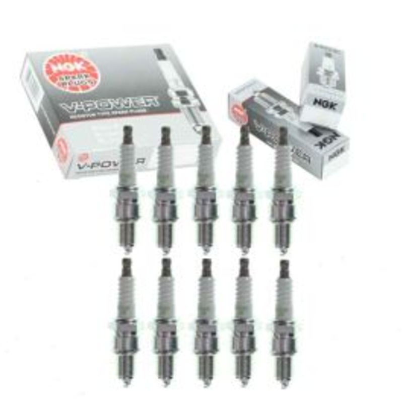 10 pc NGK V-Power 6261 BPR6EY-11 Spark Plugs