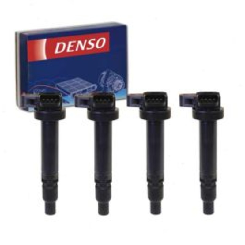 4 pc DENSO Direct Ignition Coils for 2003-2006 Toyota Matrix 1.8L L4