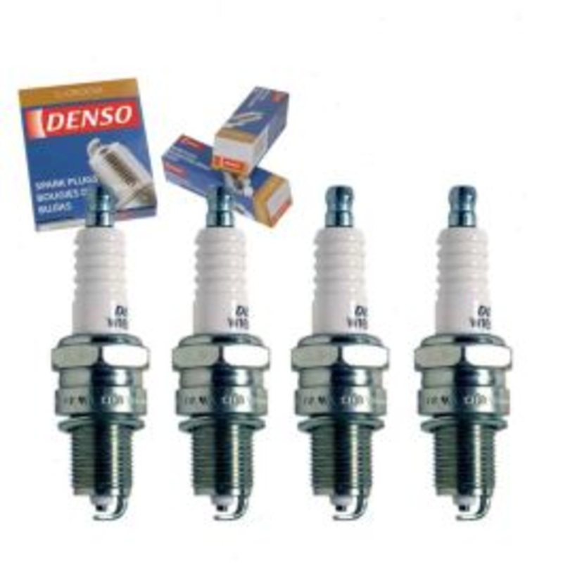 4 pc DENSO Standard U-Groove Spark Plugs for 1969-1970 Chevrolet Nova 2.5L L4
