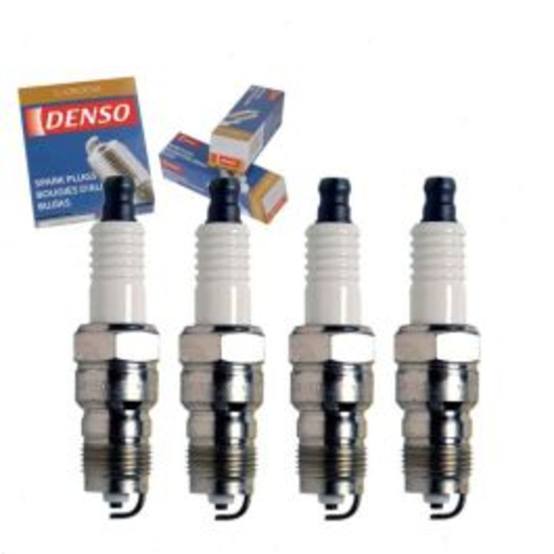 4 pc DENSO Standard U-Groove Spark Plugs for 1985-1990 Ford Mustang 2.3L L4