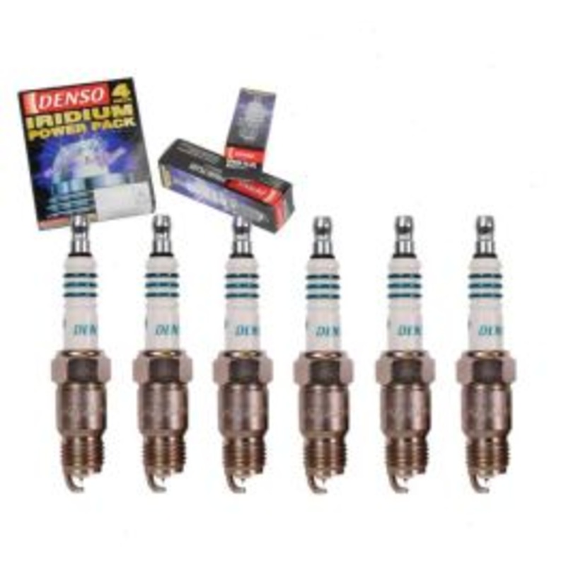 6 pc DENSO Iridium Power Spark Plugs for 1968-1974 GMC C25 C2500 Suburban 4.1L 4.8L L6
