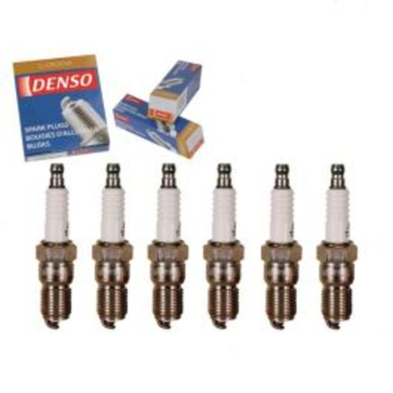 6 pc DENSO Standard U-Groove Spark Plugs for 2005-2006 Land Rover LR3 4.0L V6