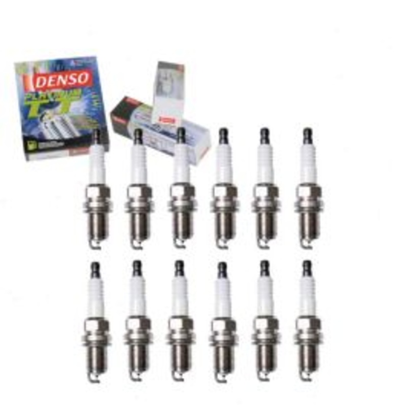 12 pc DENSO Platinum TT Spark Plugs for 2001-2005 Mercedes-Benz C240 2.6L V6