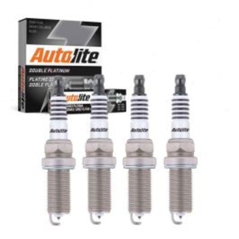 4 pc Autolite Double Platinum Spark Plug for 2013-2018 Toyota Avalon