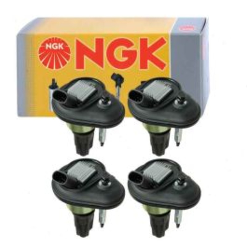 4 pc NGK Ignition Coils for 2008 Isuzu i-290 2.9L L4