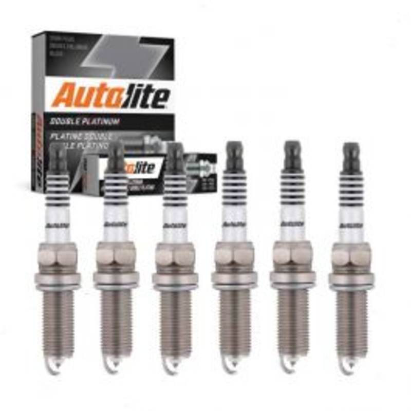 6 pc Autolite Double Platinum APP6203 Spark Plug