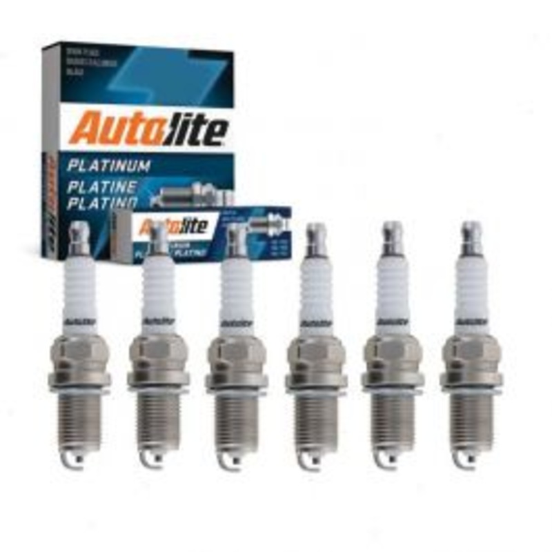 6 pc Autolite Platinum Spark Plug for 2004 Volkswagen Jetta 2.8L V6