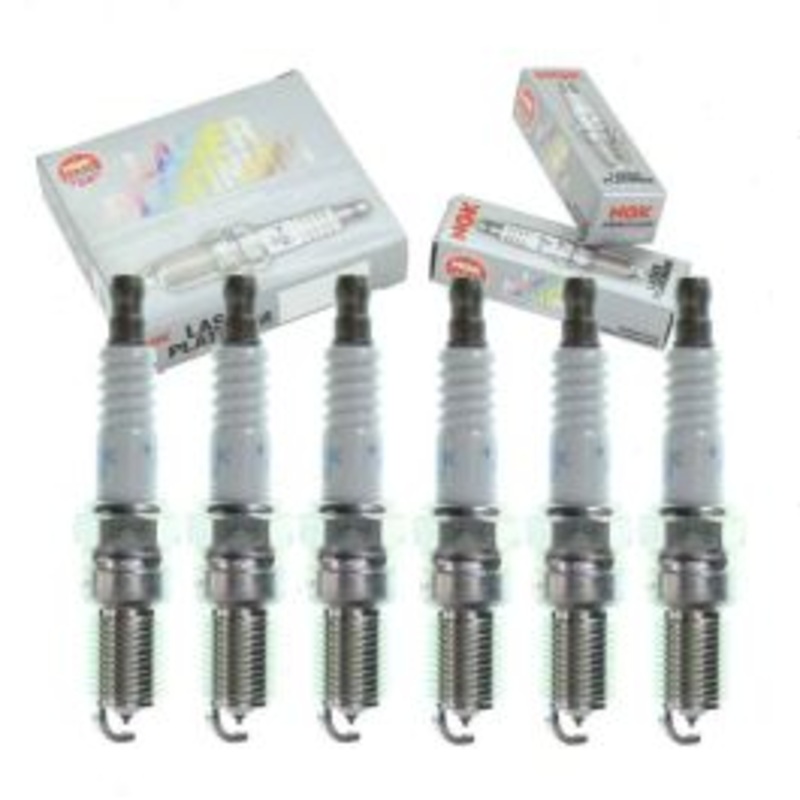 6 pc NGK Laser Platinum Spark Plugs for 2001-2008 Mazda Tribute 3.0L V6