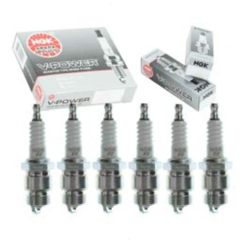6 pc NGK V-Power Spark Plugs for 1961-1974 Ford F-100 Pickup 3.6L 3.9L 4.9L L6