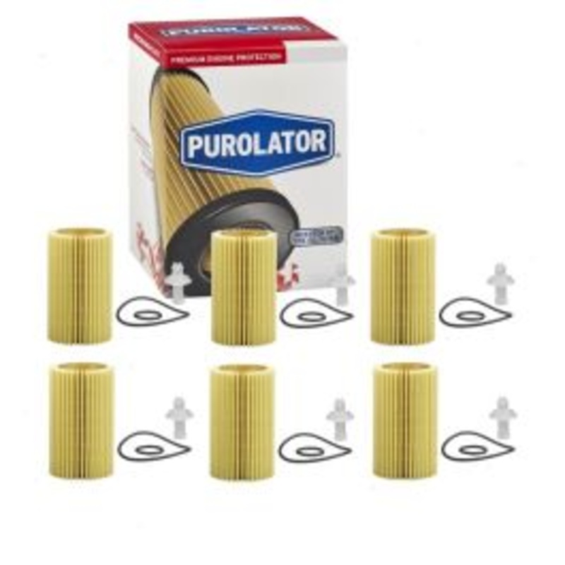 6 pc Purolator L25702 Engine Oil Filters