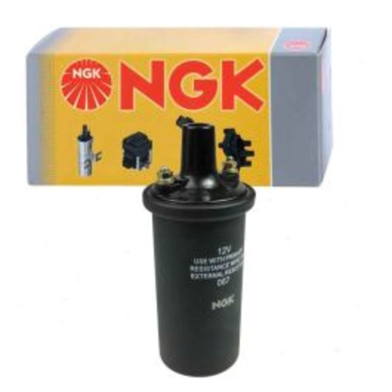 NGK Ignition Coil for 1974 International MHC1310 4.2L 5.0L L6 V8