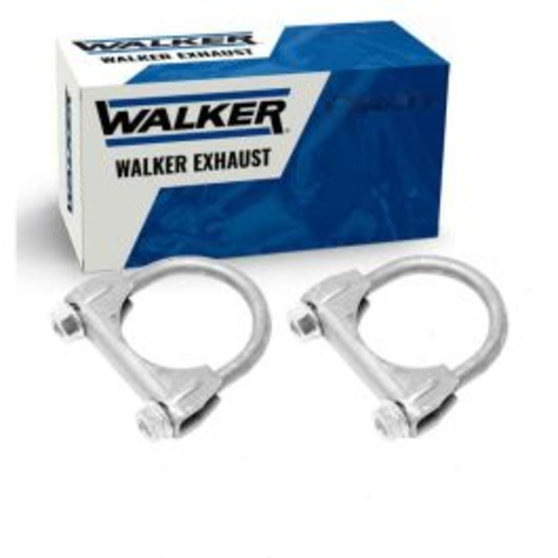 2 pc Walker Exhaust Clamps for 1981 Pontiac Phoenix 2.8L V6