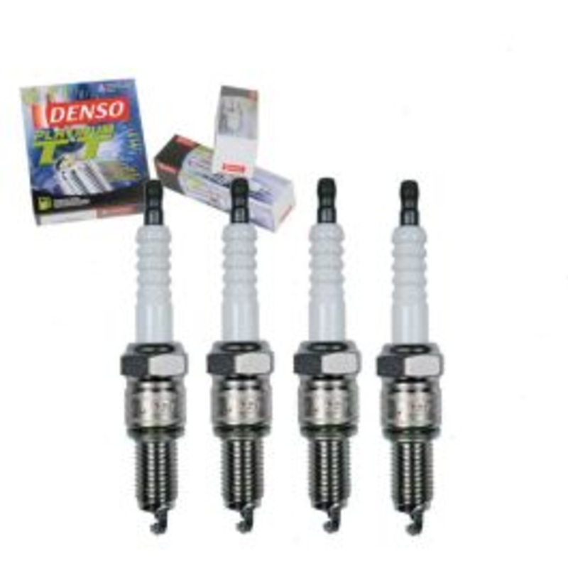 4 pc DENSO Platinum TT Spark Plugs for 1987-1988 Mazda B2600 2.6L L4