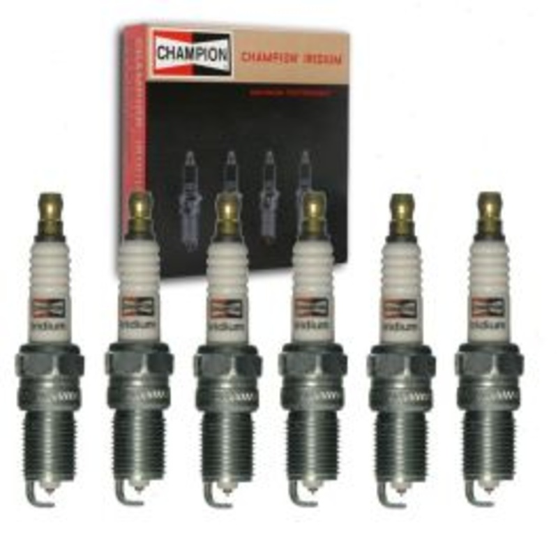 6 pc Champion Iridium Spark Plugs for 1983-2002 Mercury Cougar 3.8L V6
