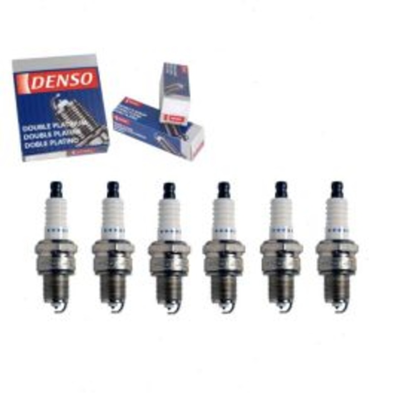 6 pc DENSO Double Platinum Spark Plugs for 1967-1969 Dodge A108 Van 3.7L L6