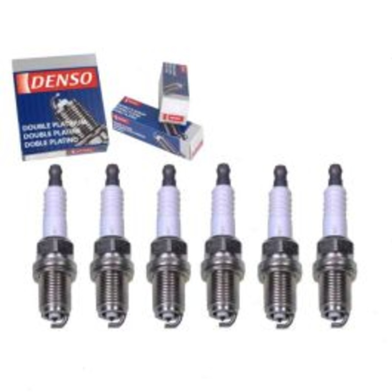 6 pc DENSO Double Platinum Spark Plugs for 1993-1995 Audi 90 Quattro 2.8L V6