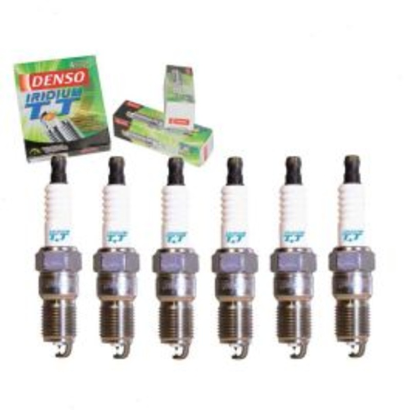 6 pc DENSO Iridium TT Spark Plugs for 1986-1987 Ford Aerostar 2.8L 3.0L V6