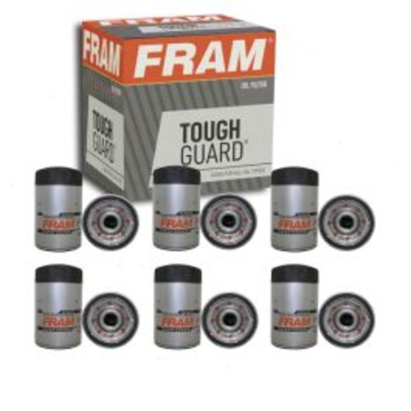 6 pc FRAM Tough Guard TG3600 Engine Oil Filters