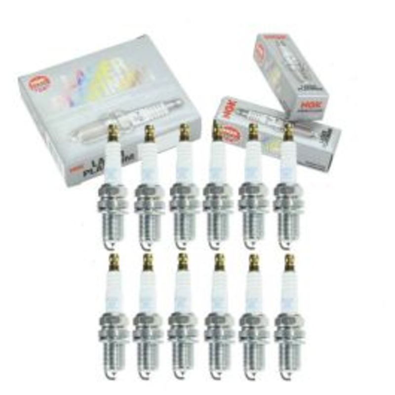 12 pc NGK Laser Platinum Spark Plugs for 2001-2005 Mercedes-Benz C240 2.6L V6