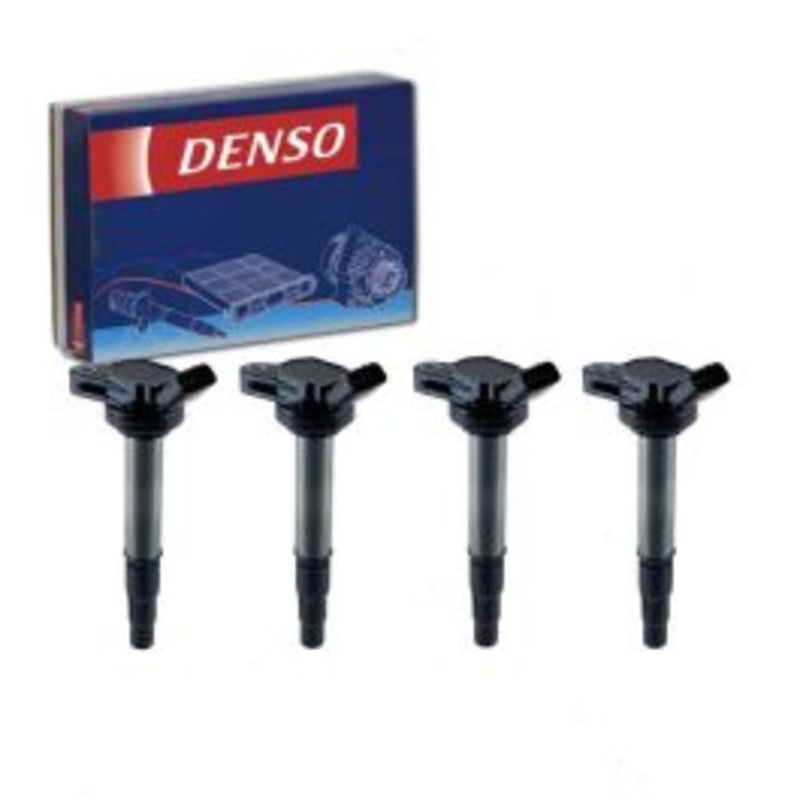 4 pc DENSO Direct Ignition Coils for 2009-2013 Toyota Matrix 1.8L L4