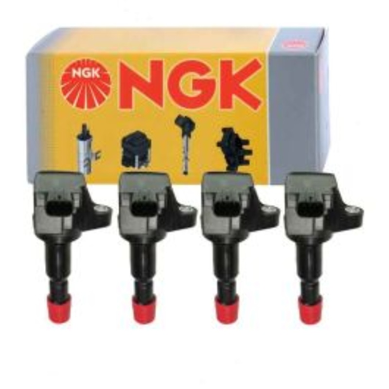 4 pc NGK Ignition Coils for 2007-2008 Honda Fit 1.5L L4