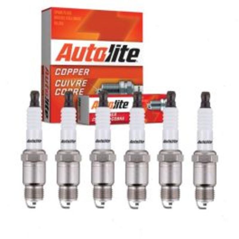 6 pc Autolite Copper Core Spark Plugs for 1978 GMC C35 4.1L L6