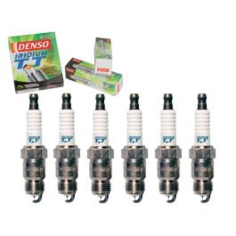 6 pc DENSO Iridium TT Spark Plugs for 1986 Jeep Comanche 2.8L V6