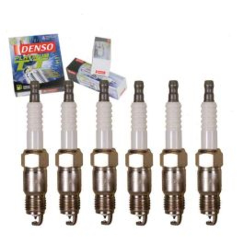 6 pc DENSO Platinum TT Spark Plugs for 1985-1987 GMC Caballero 4.3L V6