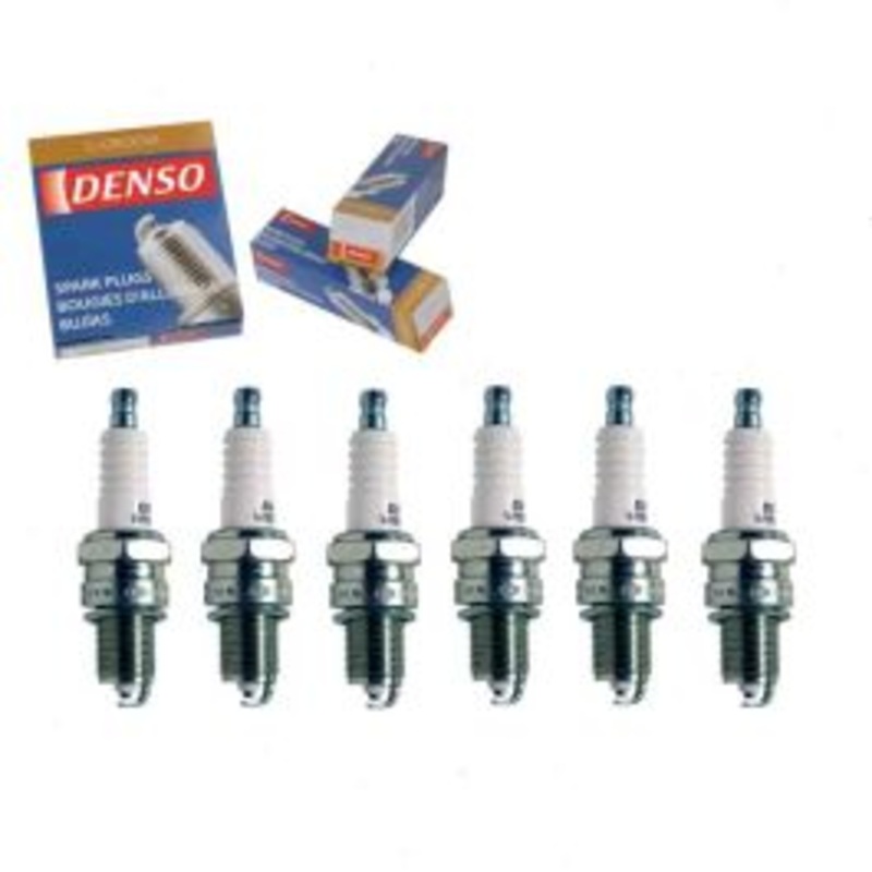6 pc DENSO Standard U-Groove Spark Plugs for 1989-1990 BMW 525i 2.5L L6