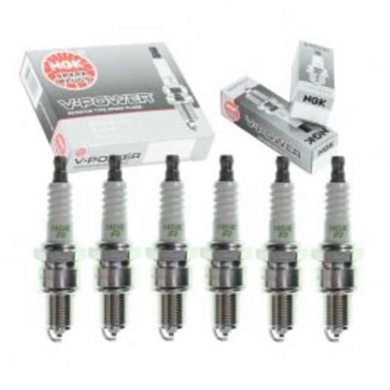 6 pc NGK V-Power Spark Plugs for 1966-1969 Mercedes-Benz 230 2.3L L6