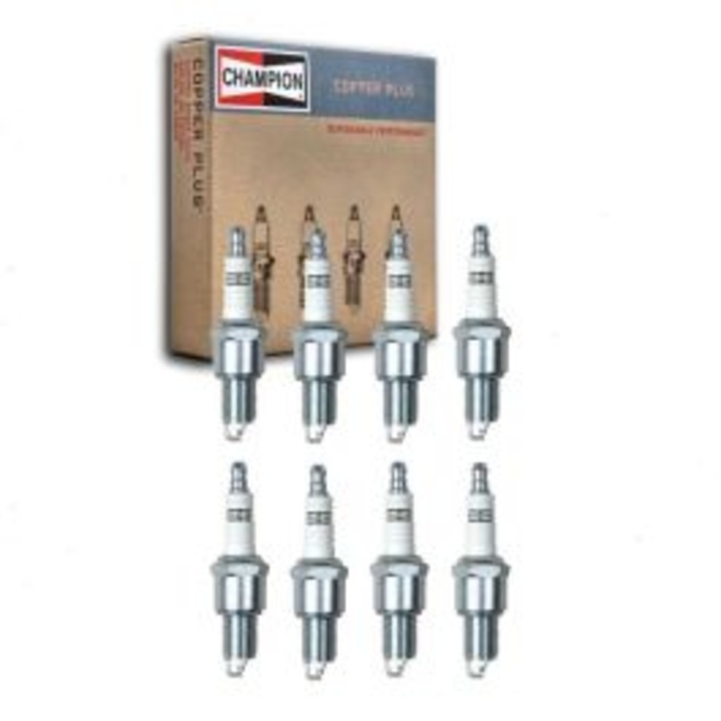 8 pc Champion Copper Plus Spark Plugs for 1970-1973 Jeep J-2500 5.0L 5.9L V8